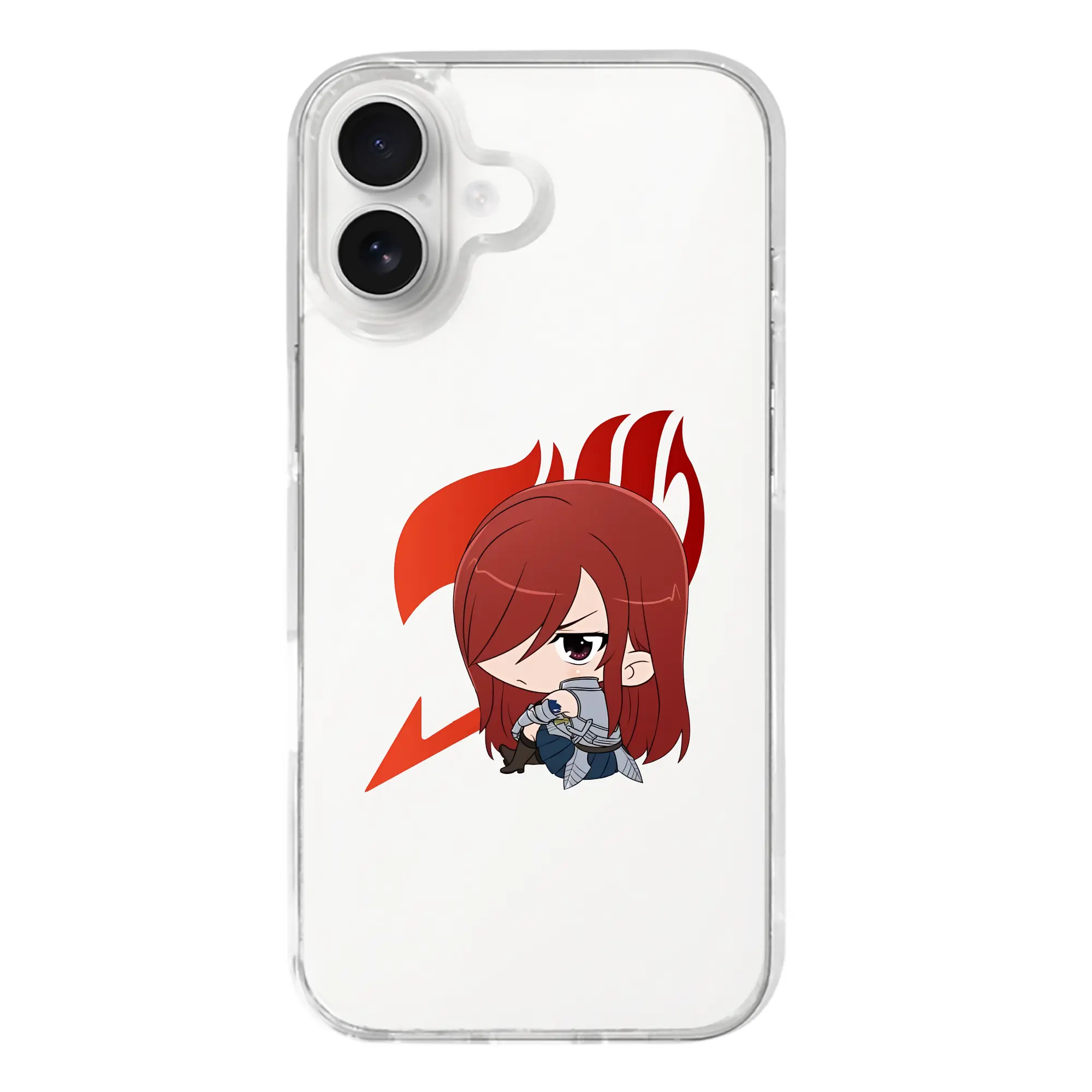 フェアリーテイル グッズ エルザ・スカーレット - iPhone 17シリーズ 透明スマホケース – 薄型・耐衝撃・精密フィット保護カバー